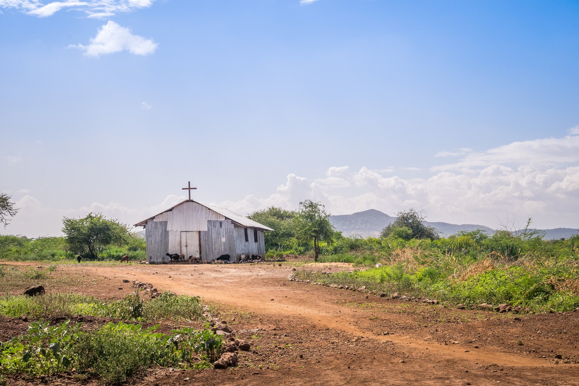 A rural church in the Democratic Republic of the Congo